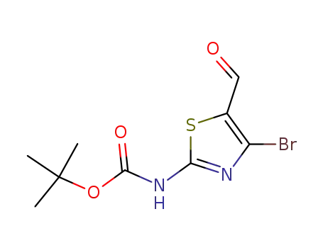 Carbamic  acid,  N-(4-bromo-5-formyl-2-thiazolyl)-,  1,1-dimethylethyl  ester