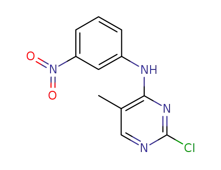 2-클로로-5-메틸-N-(3-니트로페닐)피리미딘-4-아민