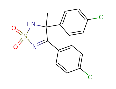 3,4-bis-(4-chloro-phenyl)-3-methyl-2,3-dihydro-[1,2,5]thiadiazole 1,1-dioxide