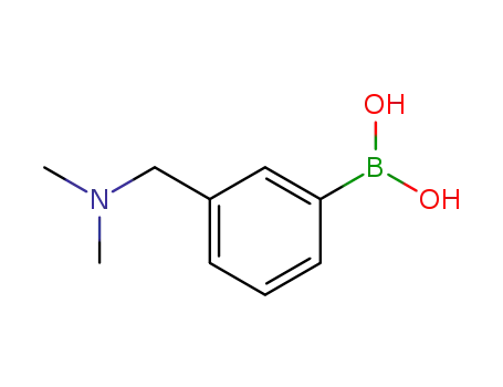 Molecular Structure of 819849-22-4 (3-((dimethylamino)methyl)phenylboronic acid)