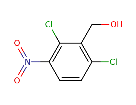 Molecular Structure of 160647-01-8 ((2,6-DICHLORO-3-NITRO)BENZYL ALCOHOL)