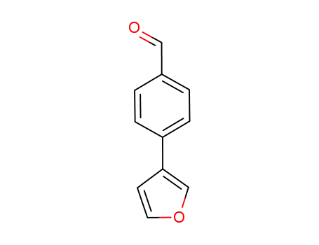 Molecular Structure of 885465-98-5 (4-(2-Formylfuran-3-yl)benzaldehyde)