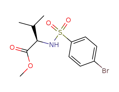 D-Valine, N-[(4-bromophenyl)sulfonyl]-, methyl ester