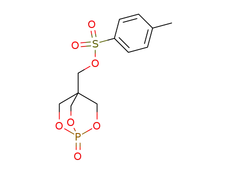 Molecular Structure of 104501-54-4 ((1-oxido-2,6,7-trioxa-1-phosphabicyclo[2.2.2]octan-4-yl)methyl 4-methylbenzenesulfonate)
