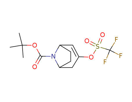 (1R,5S)-tert-butyl 3-(trifluoromethylsulfonyloxy)-8-azabicyclo[3.2.1]oct-2-ene-8-carboxylate,185099-68-7