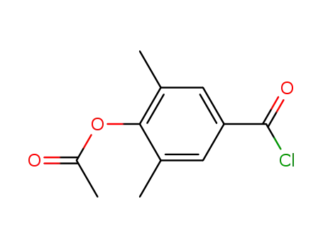 Benzoyl chloride, 4-(acetyloxy)-3,5-dimethyl-