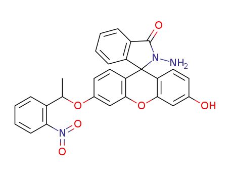 2-amino-3'-hydroxy-6'-(1-(2-nitrophenyl)ethoxy)spiro[isoindoline-1,9'-xanthen]-3-one