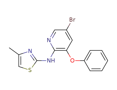 5-bromo-N-(4-methylthiazol-2-yl)-3-phenoxypyridin-2-amine