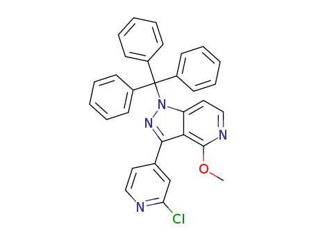 3-(2-chloropyridin-4-yl)-4-methoxy-1-trityl-1H-pyrazolo[4,3-c]pyridine