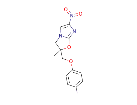 2-[(4-iodophenoxy)methyl]-2-methyl-6-nitro-2,3-dihydroimidazo[2,1-b][1,3]oxazole