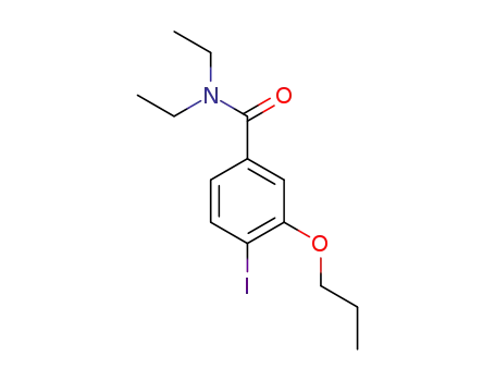 Molecular Structure of 1309682-64-1 (N,N-diethyl-4-iodo-3-propoxybenzamide)
