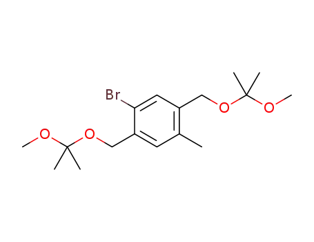 1-bromo-2,5-bis(((2-methoxypropan-2-yl)oxy)methyl)-4-methylbenzene