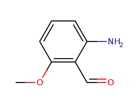 Molecular Structure of 151585-95-4 (Benzaldehyde, 2-amino-6-methoxy- (9CI))