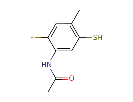 N-(2-fluoro-5-mercapto-4-methylphenyl)acetamide