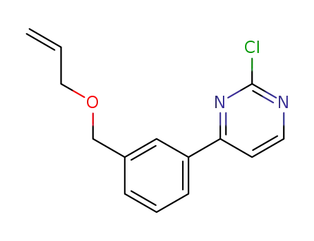 4-(3-(allyloxymethyl)phenyl)-2-chloropyrimidine