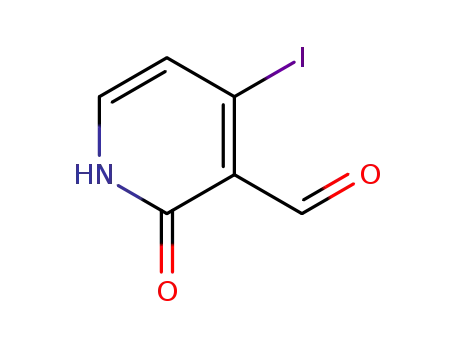 4-요오도-2-옥소-1,2-디하이드로피리딘-3-카브알데히드