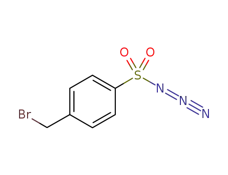 Molecular Structure of 1069135-16-5 (4-(bromomethyl)benzenesulfonyl azide)