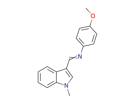 4-methoxy-N-[(1-methyl-1H-indol-3-yl)methylene]aniline