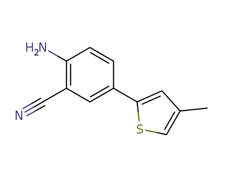 2-amino-5-(4-methyl-thiophen-2-yl)-benzonitrile