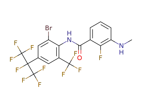 N-(2-bromo-4-heptafluoroisopropyl-6-trifluoromethylphenyl)-2-fluoro-3 -methylaminobenzamide