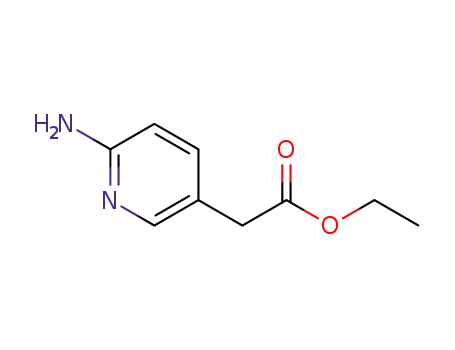 Molecular Structure of 1174229-72-1 (ethyl 2-(6-aminopyridin-3-yl)acetate)