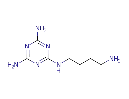 Molecular Structure of 223494-85-7 (N<SUP>2</SUP>-(4-aminobutyl)-1,3,5-triazine-2,4,6-triamine)