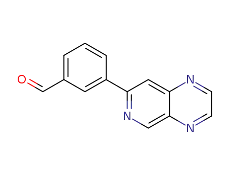 3-(pyrido[3,4-b]pyrazin-7-yl)benzaldehyde