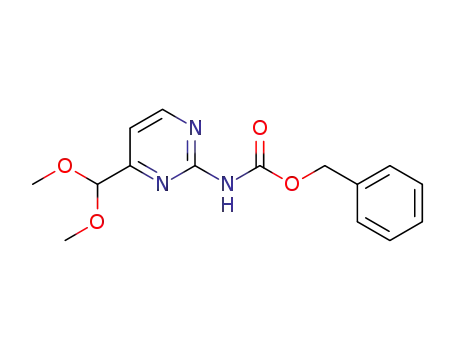 benzyl (4-(dimethoxymethyl)pyrimidin-2-yl)carbamate
