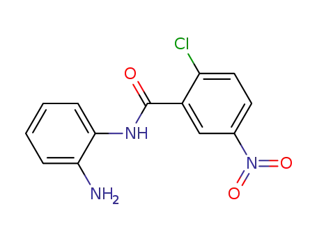 Molecular Structure of 54255-74-2 (N-(2-aminophenyl)-2-chloro-5-nitrobenzamide)