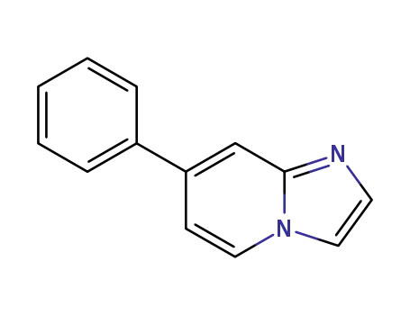 Molecular Structure of 85102-27-8 (Imidazo[1,2-a]pyridine, 7-phenyl-)