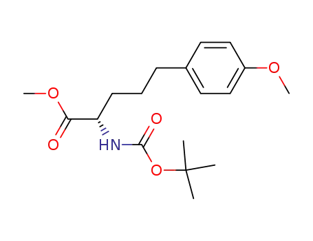 methyl (2S)-2-[(tert-butoxycarbonyl)amino]-5-(4-methoxyphenyl)pentanoate