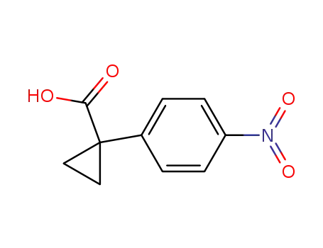 Molecular Structure of 23348-99-4 (1-(4-NITRO-PHENYL)-CYCLOPROPANECARBOXYLIC ACID)