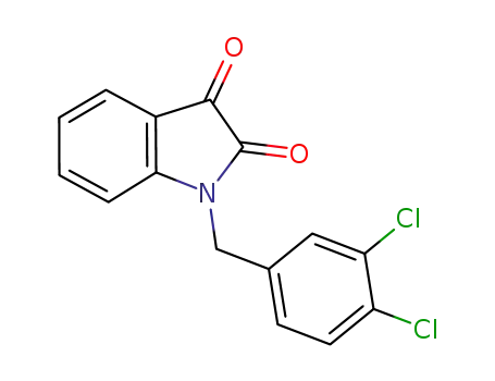 Molecular Structure of 79183-19-0 (1-(3,4-DICHLOROBENZYL)-1H-INDOLE-2,3-DIONE)