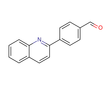 Molecular Structure of 263256-86-6 (4-(Quinolin-2-yl)benzaldehyde)