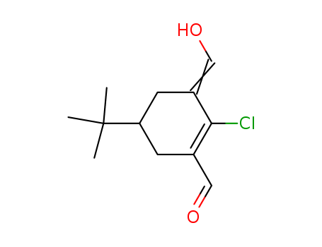 5-TERT-BUTYL-2-CHLORO-3-HYDROXYMETHYLENE-CYCLOHEX-1-ENE CARBOXALDEHYDE