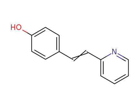 Molecular Structure of 1209-03-6 (4-[2-(2-pyridinyl)ethenyl]phenol)