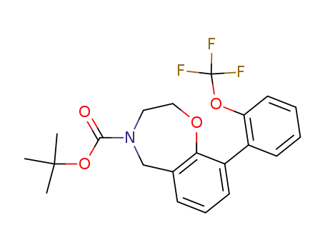 tert-butyl 9-[2-(trifluoromethoxy)phenyl]-2,3-dihydro-1,4-benzoxazepine-4(5H)-carboxylate