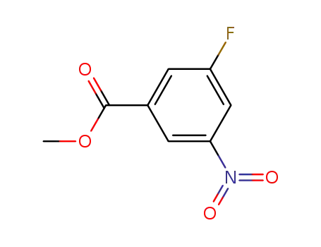 Molecular Structure of 883987-72-2 (3-Fluoro-5-nitrobenzoic acid Methyl ester)