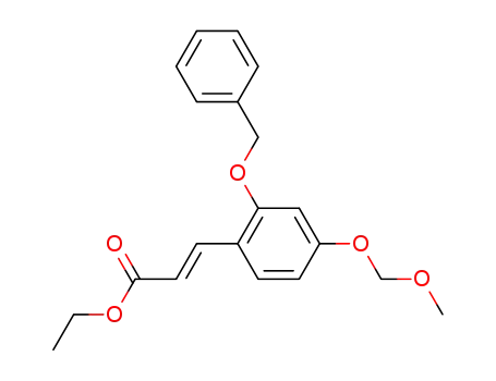 (E)-ethyl 3-[2-(benzyloxy)-4-(methoxymethoxy)phenyl]acrylate