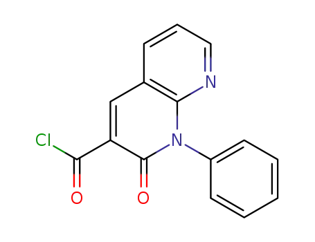 2-oxo-1-phenyl-1,2-dihydro-1,8-naphthyridine-3-carboxylic acid chloride