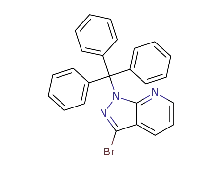 3-bromo-1-trityl-pyrazolo[3,4-b]pyridine