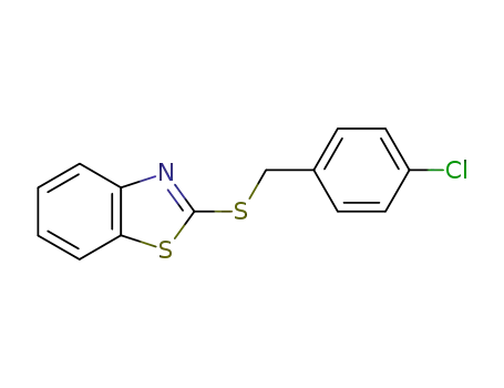 Molecular Structure of 23111-43-5 (1,3-benzothiazol-2-yl 4-chlorobenzyl sulfide)