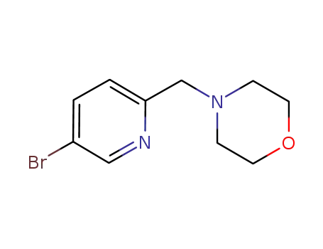 Molecular Structure of 294851-95-9 (Morpholine, 4-[(5-bromo-2-pyridinyl)methyl]-)