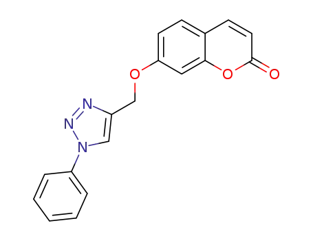 7-[(1-phenyl-1H-1,2,3-triazol-4-yl)methoxy]-2H-chromen-2-one