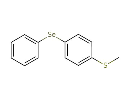 Molecular Structure of 1200113-80-9 (methyl(4-(phenylselanyl)phenyl)sulfane)