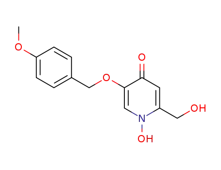 4(1H)-Pyridinone,
1-hydroxy-2-(hydroxymethyl)-5-[(4-methoxyphenyl)methoxy]-