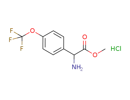 methyl 2-amino[4-(trifluoromethoxy)phenyl]acetate hydrochloride