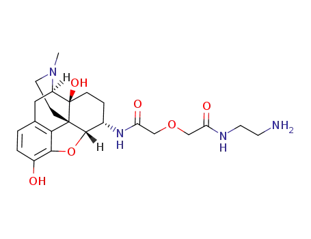 N-(2-aminoethyl)-2-(2-(((4αS,7S,7αR,12βS)-4α,9-dihydroxy-3-methyl-2,3,4,4α,5,6,7,7α-octahydro-1H-4,12-methanobenzofuro[3,2-e]isoquinolin-7-yl)amino)-2-oxoethoxy)acetamide