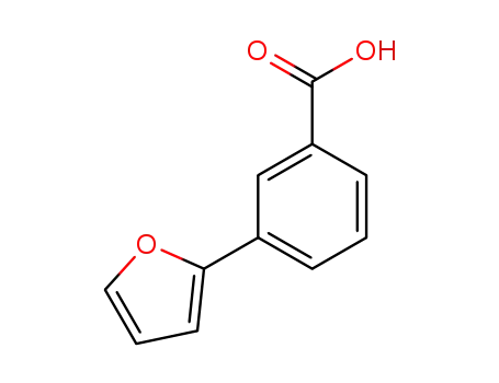 Molecular Structure of 35461-99-5 (3-(2-FURYL)BENZOIC ACID)