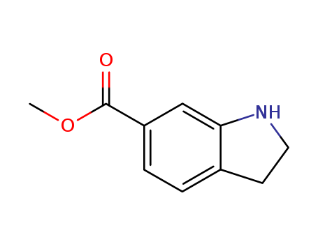 1H-Indole-6-carboxylic acid, 2,3-dihydro-, methyl ester